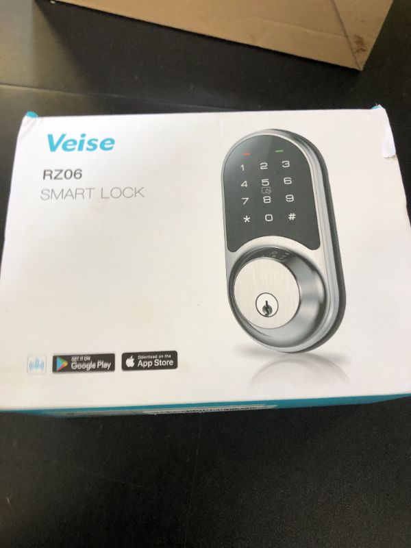 Photo 1 of Veise RZ06 Smart Lock for Front Door with App Control, Keyless Entry, Electronic Digital Deadbolt with Touchscreen Keypad Set, Smart Deadbolt, Auto Lock, Easy Installation, Matte Black