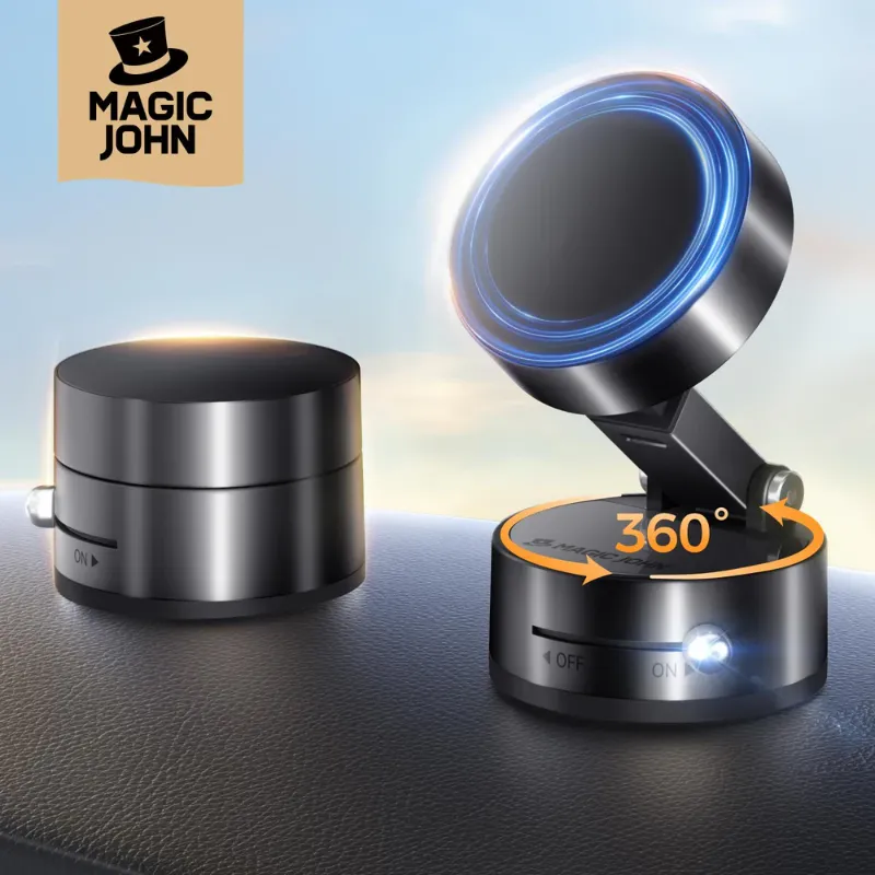 Photo 1 of MAGIC JOHN Upgraded Magnetic Phone Holder with 360° Rotation, Strong Magnet, Foldable and Portable Design