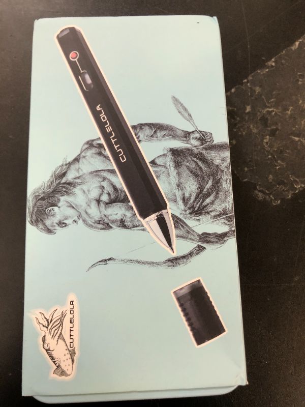 Photo 1 of CUTTLELOLA Electric Dotspen II - the Black Knight, rechargeable pen for artists, hobbist, tatooist. Use Electric Pen for managa, sketching, stippling, pen and ink drawing,doodle etc.
