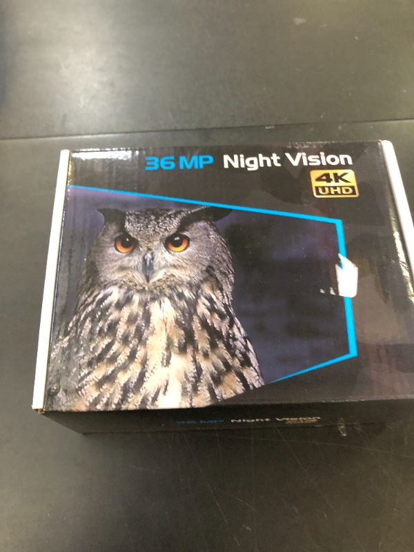 Photo 1 of Night Vision Goggles - 4K Night Vision Binoculars with 5000mAh Rechargeable Battery, 32GB TF Card can Save Photo and Video, 3'' HD Screen for Camping & Security, Black