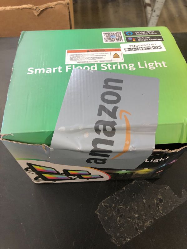 Photo 1 of NOVOSTELLA LED Flood Lights Outdoor, 30W RGB Smart LED Flood Lights, Second-Generation WiFi Landscape Lighting Stage Dimmable Color Changing Uplight, IP66 Waterproof, Work with Alexa, 4 Pack.