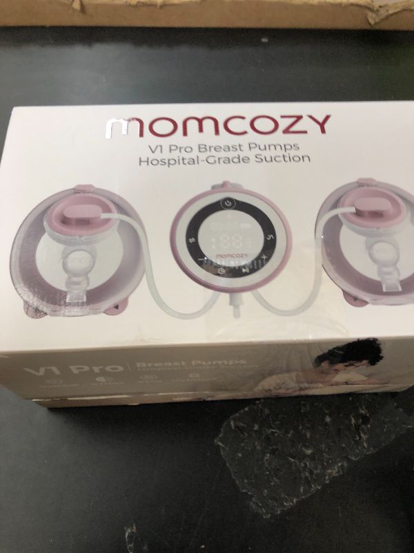 Photo 1 of Momcozy Breast Pump Hospital-Grade Light, with 3 Modes|15 Levels, Deep Pink