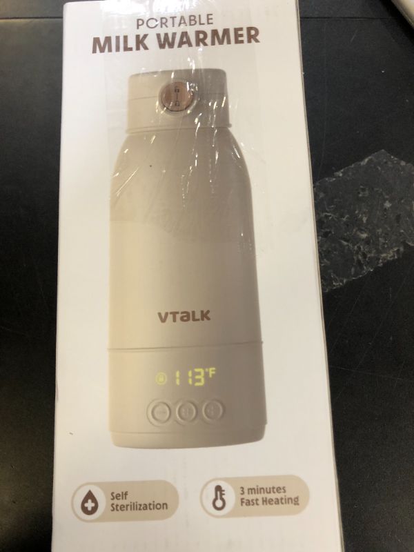 Photo 1 of BOLOLO Portable Bottle Warmer for Travel, Super Fast Charging, Instant Breastmilk, Formula, Water, Milk Warmer with 10 Ounces Big Capacity, Baby Flask for Vehicle,car,Airplane Journey