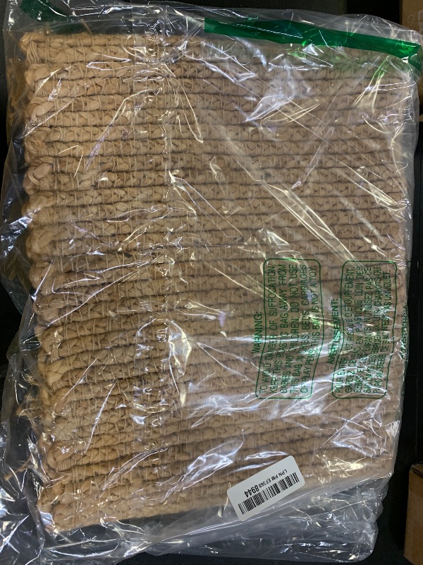 Photo 1 of KIBAGA Beautiful Jute Rug for Your Home - This Natural 2x3 ft Hand Woven Rug Fits Perfectly Into Your Entry Area, Kitchen Or Living Room - Modern Braided Mat Enhances Any Boho/Farmhouse Decor