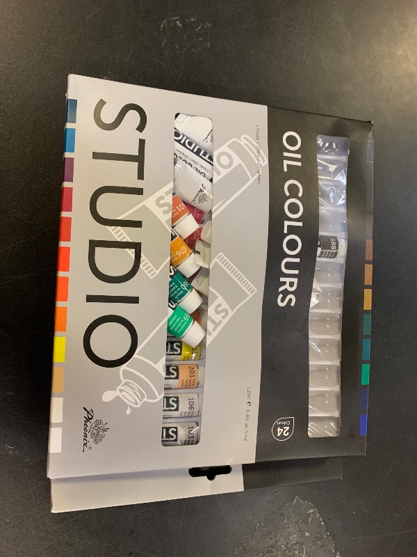 Photo 1 of PHOENIX Oil Paint Set, 24x12ml/0.4 Fl Oz Tubes, Non-toxic Oil Based Paints for Canvas Crafts, Great Value Art Supplies for Artists, Adults & Beginners