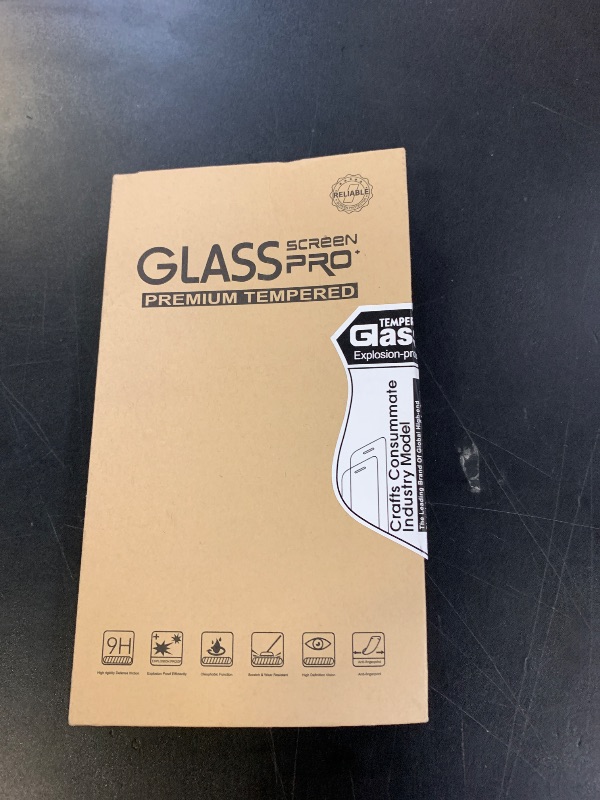 Photo 1 of GLIMALL [5 in 1 Designed for iPhone 13 Pro Clear Case with Screen Protector[2 Pack] +Camera Lens Protector[2 Pack], Military Grade Drop Protection Transparent Cover 6.1 Inch
