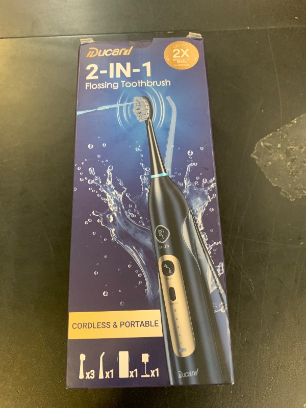 Photo 1 of Professional Electric Toothbrush with Water Flosser, 3 Brush Modes & 5 Floss Speed for Teeth Cleaning