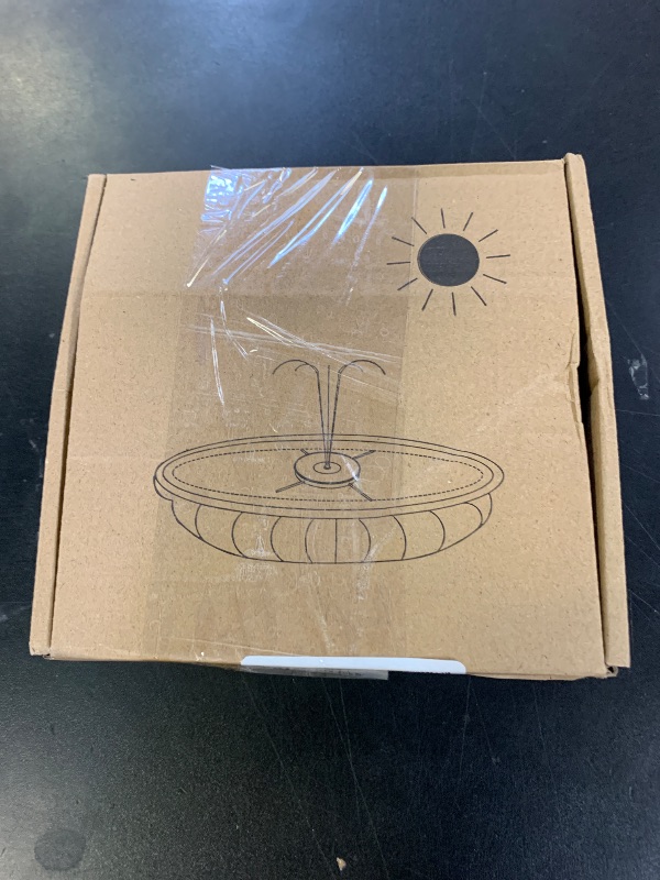 Photo 1 of SZMP Solar Fountain Upgrade, 3.5W Solar Powered Bird Bath Fountains with Flower, Outdoor Water Feature Solar Pump with 7-in-1 Nozzles, 4 Fixed Pipes for Humingbirds, Garden, Pool, Pond, and Fish Tank