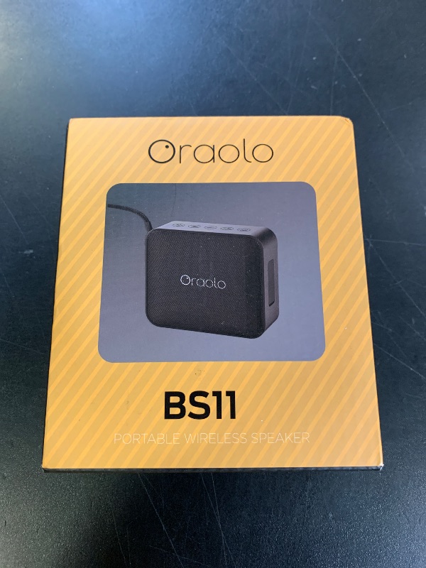Photo 1 of Oraolo Bluetooth Speaker, IPX7 Waterproof Portable with Stereo Sound, Bluetooth 5.4, TWS Pairing, Support AUX/TF Card, Small Wireless Speaker for Home, Shower, Outdoors, Travel