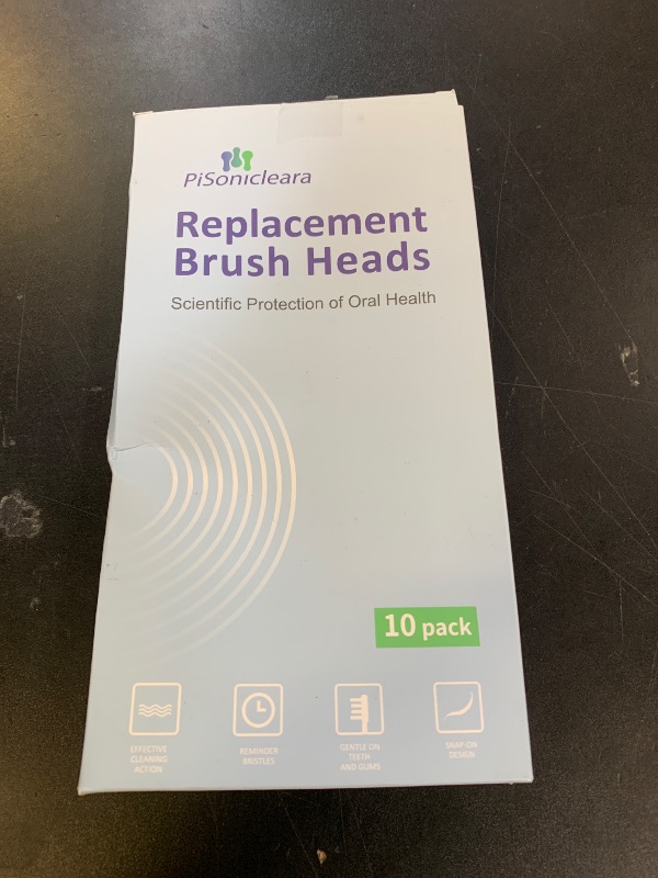 Photo 1 of Pisonicleara Replacement Toothbrush Heads - Compatible with Philips Sonicare Electric Toothbrush (10 Pack), Refill.