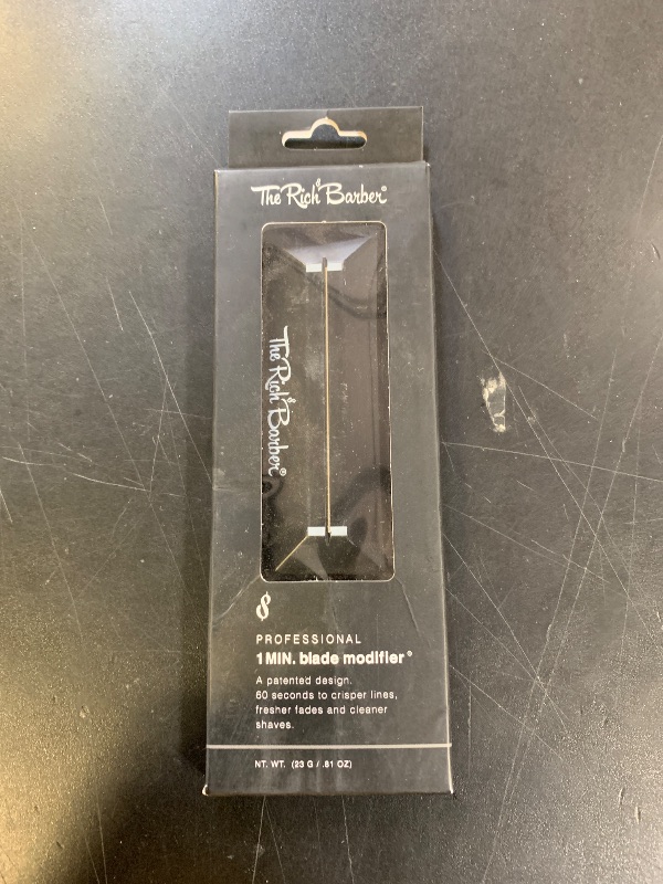 Photo 1 of The Rich Barber 1 Minute Blade Modifier - Trimmer Blade Sharpener with Diamond Metal Stone for Professional & Home Use - Closer Shaves, Sharper Lines, Less Ingrown Hair - Compatible with Most Brands