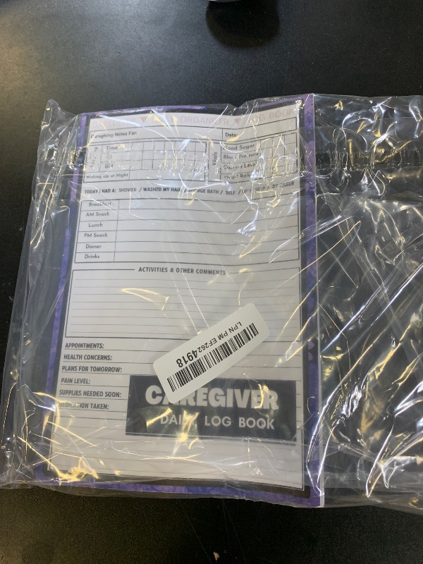 Photo 1 of Caregiver Daily Log Book: Personal Caregiver Organizer Log Book | Daily Log Book for Assisted Living Patients, Long Term Care & Aging Parents | Patients Medical Diary and Medicine Reminder Log|