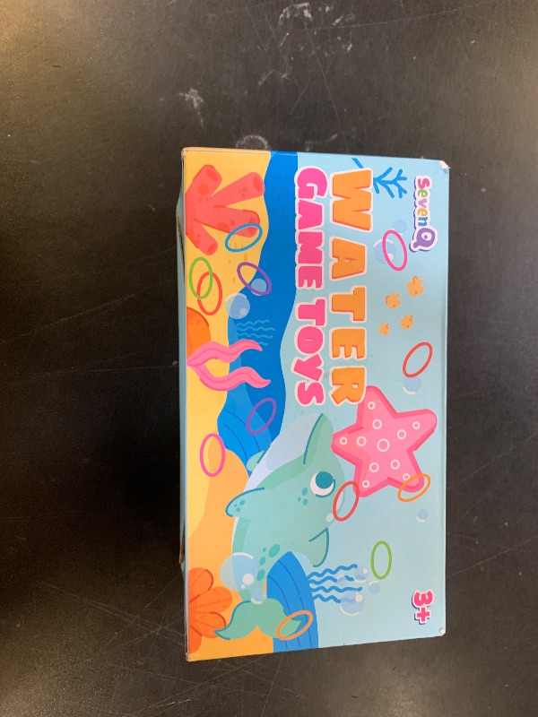 Photo 1 of SevenQ Handheld Water Games, 4 Packs Mermaid Theme Water Toss Ring Game Aqua Toy Water Ring Game for Kids Handheld Stocking Stuffers