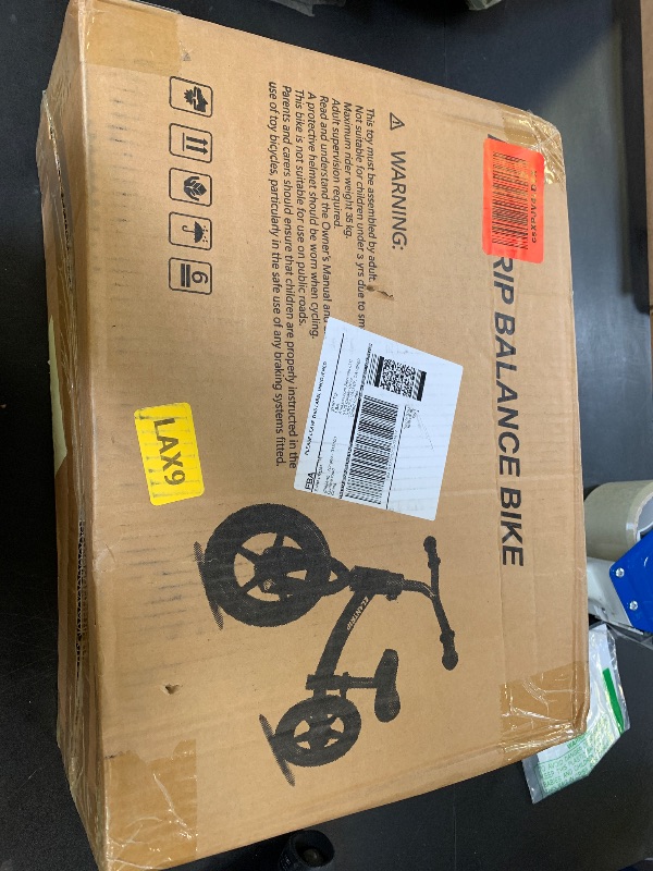 Photo 1 of Elantrip Balance Bike, Lightweight Toddler Bike for 1-3 Year Old Boys, Birthday Gift Toys for 1-3 Year Old Boys and Girls, No Pedal Bikes for Kids with Adjustable Handlebar and seat