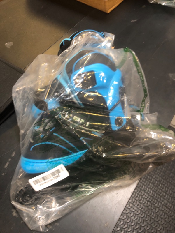 Photo 1 of 2PM SPORTS Kids Adjustable Inline Skates Ages 4-12, Youth Inlie Skates for Girls Boys 5-8 8-12 with Full Light Up Wheels, Beginner Women Men Adult Skates - Blue Small