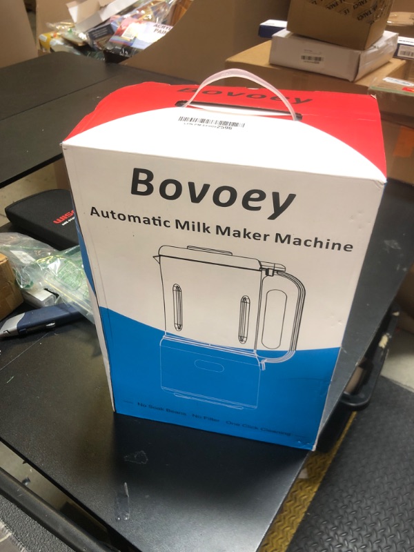 Photo 1 of Nut Milk Maker Machine,8 in 1 New Upgrade Soy Milk Maker Automatic for Almond,Oat,Plant-Based Milk and Non-Dairy Beverages,40oz Almond Milk Maker Machine with Delay Start/Self Clean/Boil Water