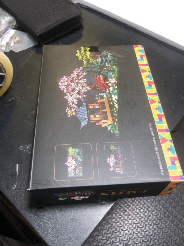 Photo 1 of Alizdd Micro Building Blocks Sets?Chinese Zen Garden Architecture and Cherry Blossom Bonsai Tree Building Toys for Adults?Japanese Sakura House Model?Creative Mini Bricks Gift for Kids 14+?2280 PCS