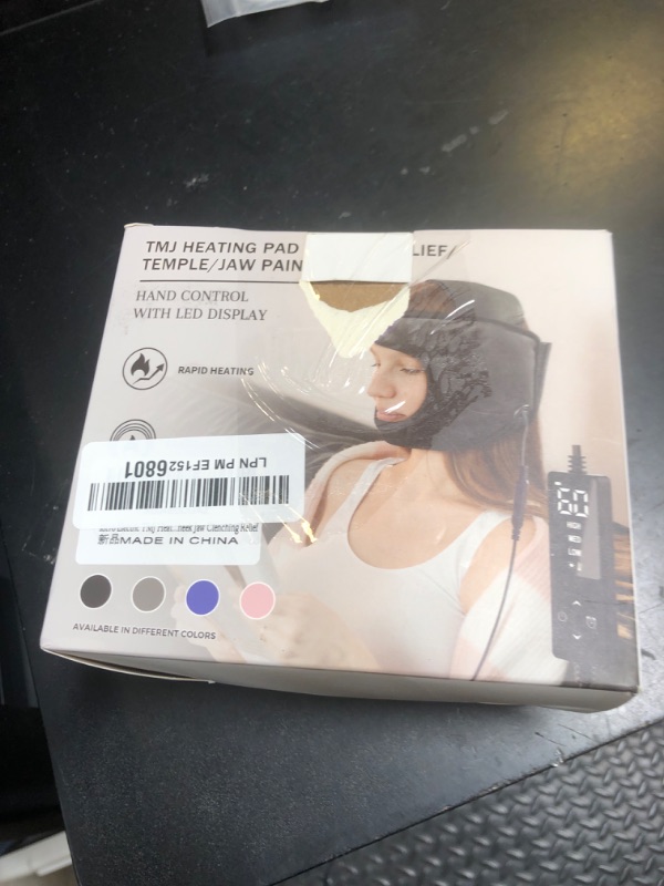 Photo 1 of sticro Electric TMJ Heating Pad for Jaw Pain, Moist Heat for TMJ Relief with 3 Temp & 5 Timer Settings, Super Soft Heated Face Mask for Chin Cheek Jaw Clenching Relief