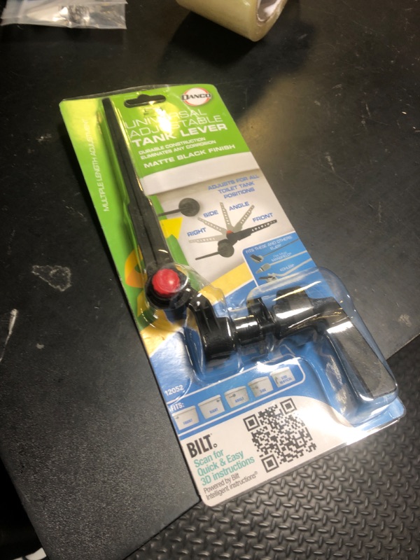 Photo 1 of Danco 12052 Toilet Tank Lever, Matte Black