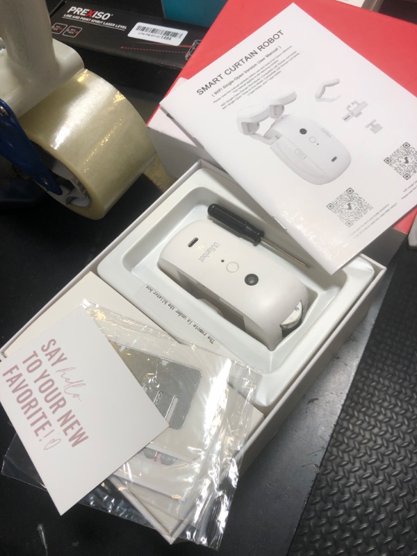 Photo 1 of Automatic Curtain Opener - Electric Curtains with Remote Smart Curtain Opener Electronic for Roman/U/T Rails, Bluetooth Curtain Opener with App/Timer, Compatible with Alexa and Google Home