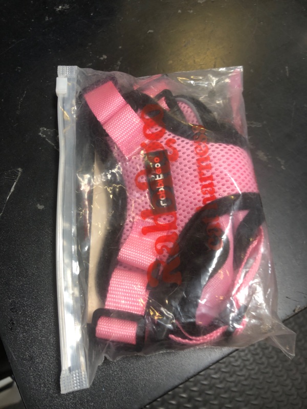 Photo 1 of rabbitgoo Cat Harness and Leash for Walking, Escape Proof Soft Adjustable Vest Harnesses for Cats, Easy Control Breathable Reflective Strips Jacket, Pink, S