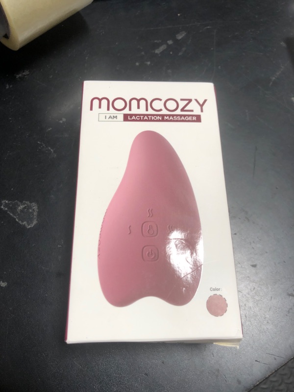 Photo 1 of Momcozy Warming Lactation Massager 2-in-1, Soft Breast Massager for Breastfeeding, Heat + Vibration Adjustable for Clogged Ducts, Improve Milk Flow, Engorgement