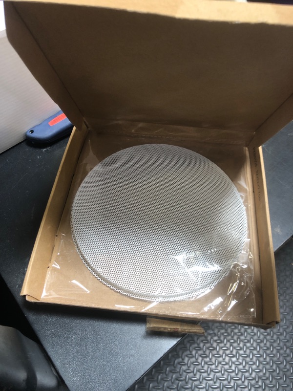 Photo 1 of ACROPIX Universal 7 Inch Speaker Grills Mesh for Audio Subwoofer 183x193x11mm Grille without Frame White - Pack of 1