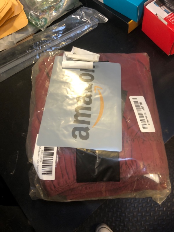 Photo 1 of Wrap Around Dust Ruffle Bed Skirt - Burgundy - for Queen Size Beds with 18 Inch Drop - Elastic Strap - Adjustable Pleated Bedskirt with Brushed Fabric and Wrinkle Free - for Women, Men, Kids & Teens