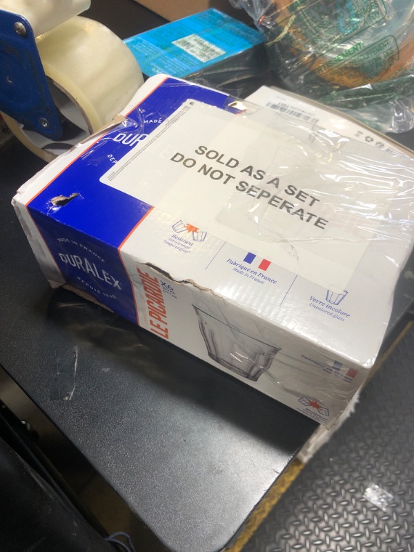Photo 1 of Duralex - Le Picardie clear tumbler, 6 3/4 oz. / 20 cl set of 6