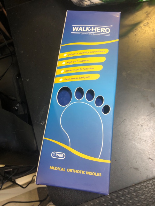 Photo 1 of Plantar Fasciitis Feet Insoles Arch Supports Orthotics Inserts Relieve Flat Feet, High Arch (Mens 5-5 1/2 | Womens 7-7 1/2)
