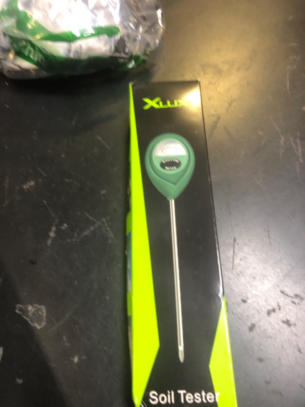 Photo 1 of XLUX Soil Moisture Meter, Plant Water Monitor, Hygrometer Sensor for Gardening, Farming, Indoor and Outdoor Plants, No Batteries Required