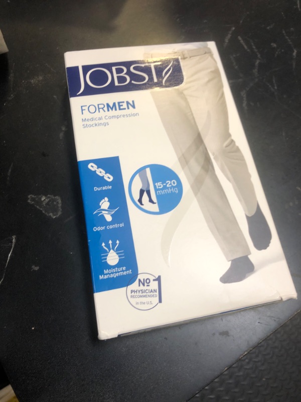 Photo 1 of Jobst For Men Medical Legwear, Large, 15-20 mmHg, Knee High