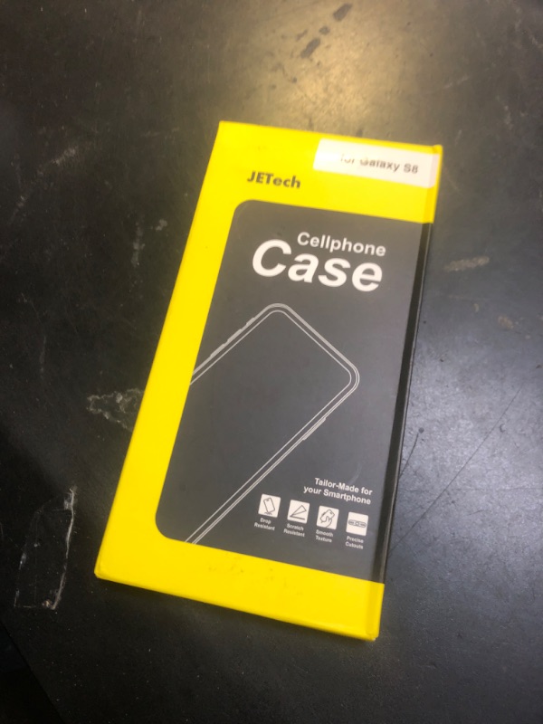 Photo 1 of JETech Shockproof Case for Samsung Galaxy S8, Dual Layer Protective Phone Cover with Shock-Absorption (Black)