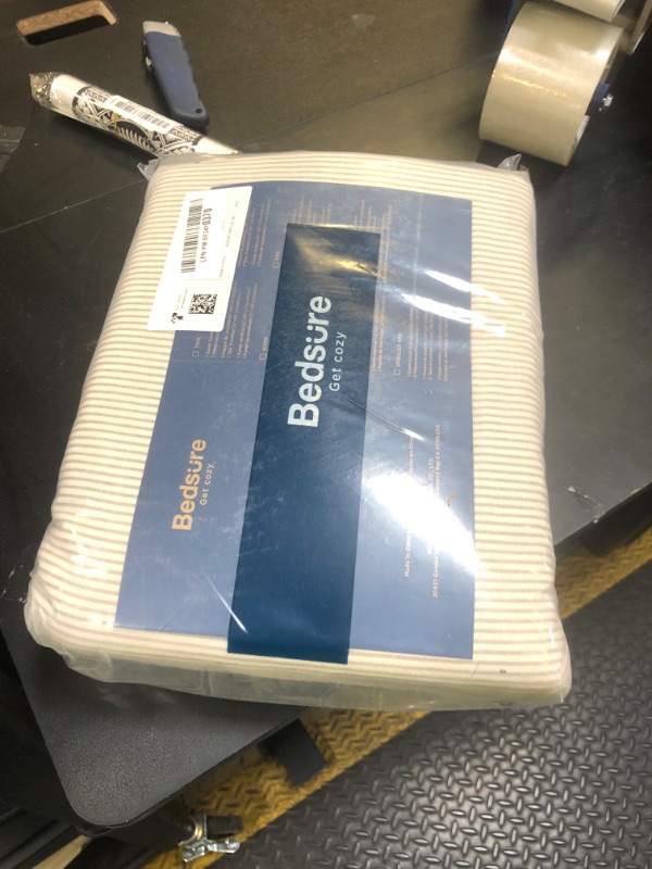 Photo 1 of Bedsure Khaki Duvet Cover Queen Size - 3 Pieces Prewashed Extra Soft Bedding Set, Includes 1 Duvet Cover 90x90 Inches with Zipper Closure & 2 Pillow Shams, Comforter Not Included