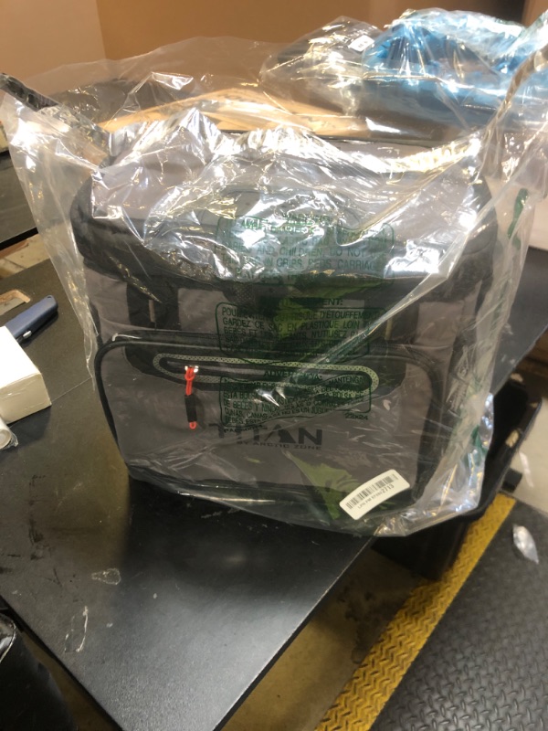 Photo 1 of Titan by Arctic Zone Deep Freeze Cooler - 16 Can Zipperless Hardbody Cooler with Deep Freeze Insulation, HardBody Liner, and SmartShelf - Sharkskin Gray