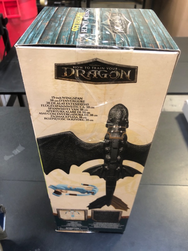 Photo 1 of Dreamworks Dragons. How to Train Your Dragon, Crossbow Launch Toothless, Flying Stunt Glider, Kids Toys for Boys & Girls Ages 4 and up (Amazon Exclusive)