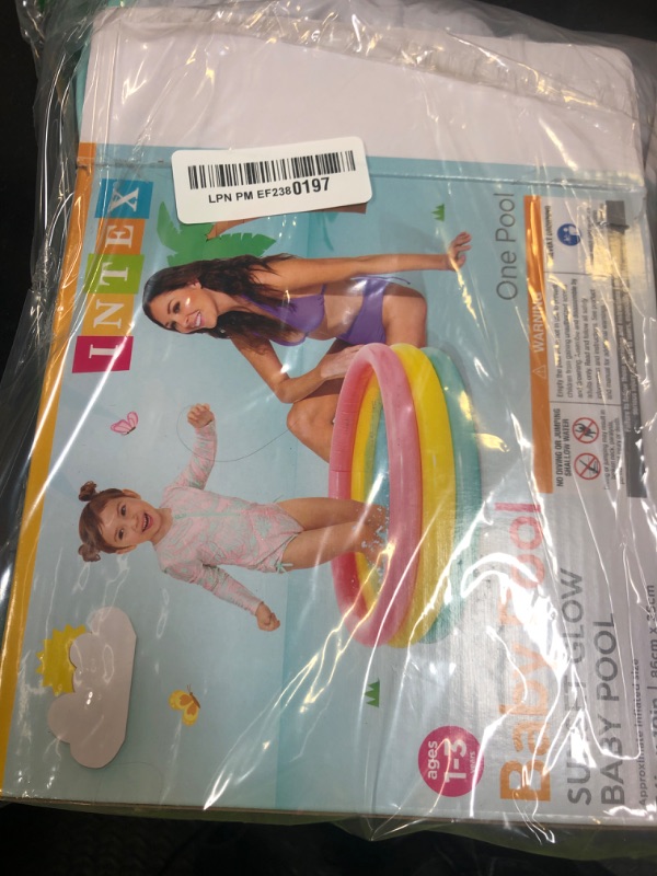 Photo 1 of Intex Sunset Glow Baby Pool (34 in x 10 in)