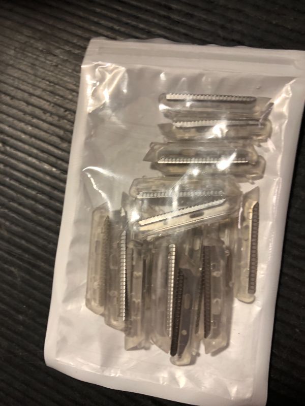 Photo 1 of 20 Pack Replacement Heads Blades Compatible with Finishing Touch Flawless Dermaplane Glo Lighted Facial Exfoliator, Stainless Steel Heads for Removal Peach Fuzz, Facial and Eyebrow Hair