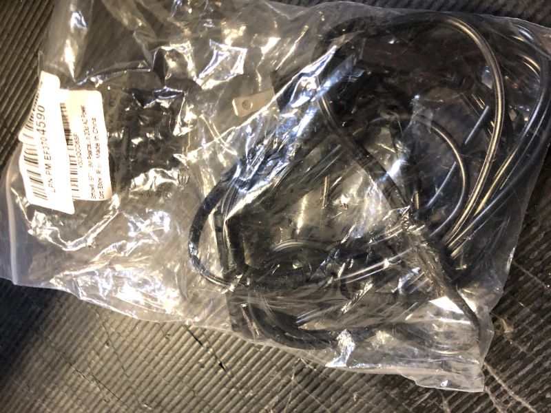 Photo 1 of Strhowill (6FT/1.8M) Polarized 2 Prong 90 Degree Angled 18AWG NEMA 1-15P to Dual IEC320 C7 Splitter Cable,US 2 Outlet Male to Double Figure 8 Female 1 in 2 Out AC Power Cord (Elbow)