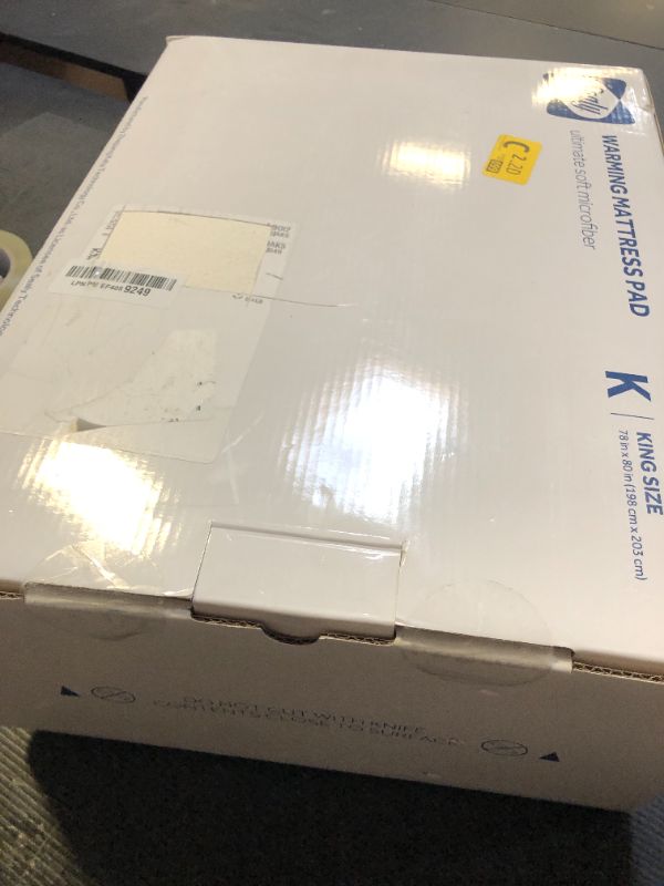 Photo 1 of Sealy Electric Mattress Pad King Size, 10 Heating Settings Heated Mattress Pad, Bed Warmer with Dual Controller & Auto Off 1-12 Hours, Fit Up to 17 Inch, Machine Washable, 78"x80"