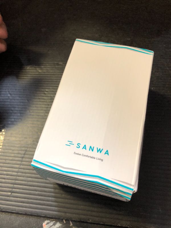 Photo 1 of SANWA 2.4G Wireless Ergonomic Mouse White, Vertical Optical Ergo Mouse Small Hands, Cordless Mice for Wrist Pain, 800/1200/1600 DPI, 5 Buttons, Compatible Mac, Windows, PC, Desktop