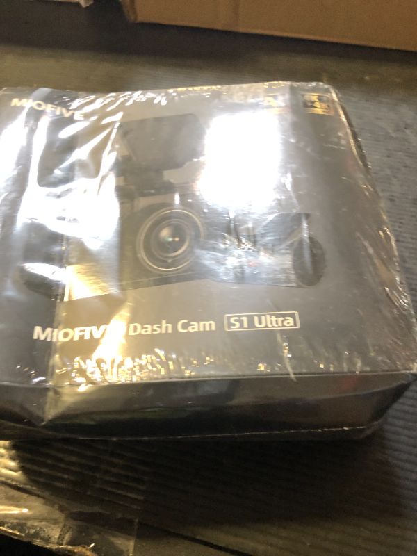 Photo 1 of Miofive Dash Cam Car Front Rear 4K+4K WiFi Bluetooth Dash Cam with 64GB SD Card, Dual Car Camera with Parking Monitoring, Super Night Vision, HDR, G-Sensor, Loop Recording, App Control, Max 512GB