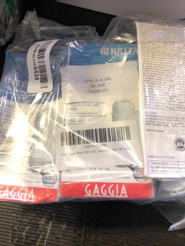 Photo 1 of Gaggia Mavea Intenza Water Filter for Saeco & Gaggia Espresso Machines (6 Pack)