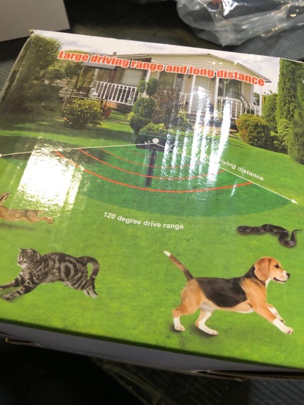 Photo 1 of 2025 Deer Cat Squirrel Rabbit Repellent Outdoor Solar Ultrasonic Animal Repeller Waterproof Dog Deterrent with Flash Light Motion Sensor to Keep Skunk Coyote Raccoon Rodent Possum Out of Garden (2)