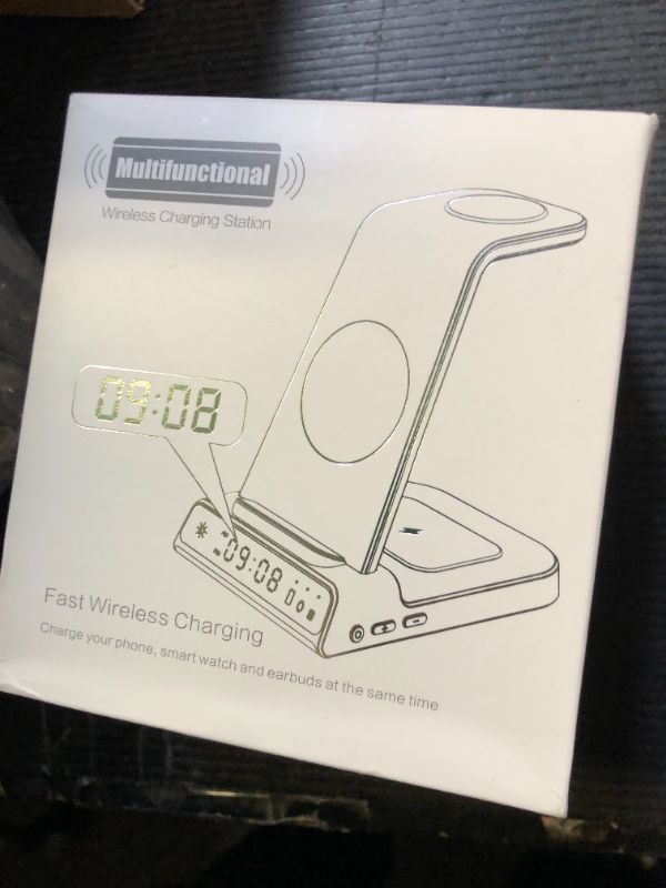 Photo 1 of Wireless Charger for Samsung, 3 in 1 Wireless Charging Station for Samsung Galaxy S24 Ultra/S23 Ultra/S22/S21/Note 20/Z Flip 6/Fold 6, Charger for Samsung Galaxy Watch Ultra/7/6/5, Galaxy Buds 2/2 Pro