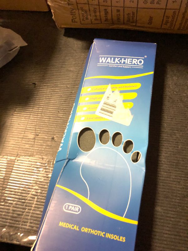 Photo 1 of Plantar Fasciitis Feet Insoles Arch Supports Orthotics Inserts Relieve Flat Feet, High Arch (Mens 10-10 1/2 | Womens 12-12 1/2)