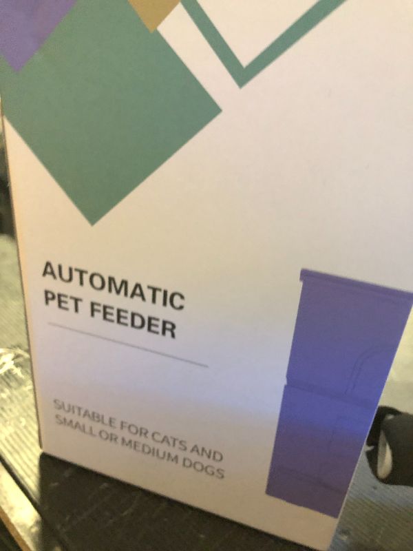 Photo 1 of IMIPAW Automatic Cat Feeder - 3L Pet Dry Food Dispenser with Timed Programmable Portion Control, Dual Power Backup, Easy Set Up, 10 Meals Per Day for Cats and Puppies?Remote not Supported?