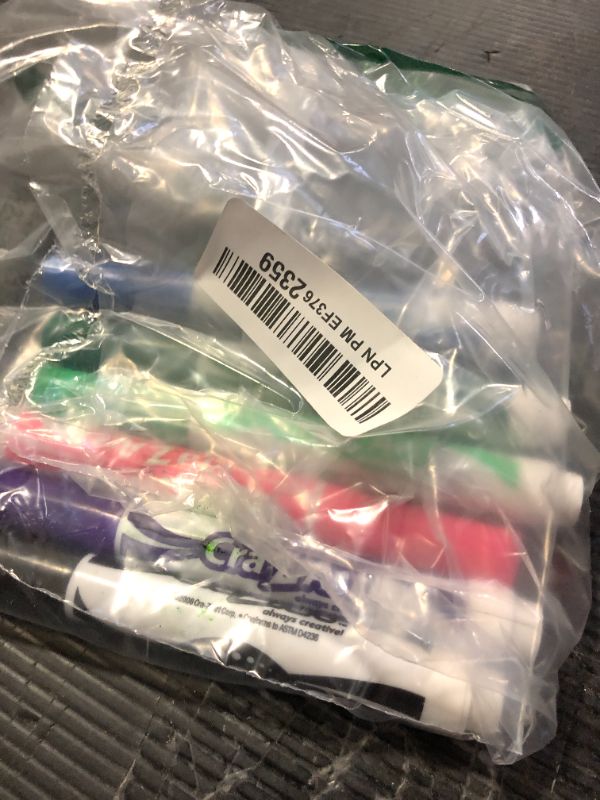 Photo 1 of Cra-Z-Art Classic Super Washable Markers, Broad Tip, Assorted Barrel, Assorted Ink, Pack Of 10 Markers