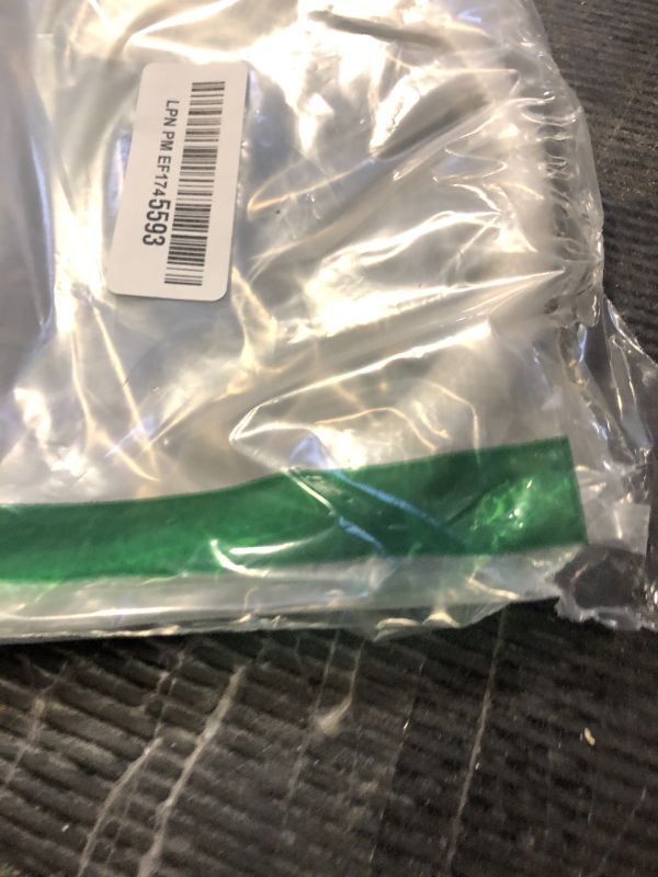 Photo 1 of Eastman 16 Inch Flexible Faucet Connector, 1/2 Inch FIP Outlet x 3/8 Inch Compression Inlet Connection, Reinforced PVC Supply Line with Nickel-Plated Brass Nuts, 48131