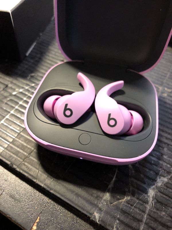 Photo 1 of Beats Fit Pro - True Wireless Noise Cancelling Earbuds - Apple H1 Headphone Chip, Compatible with Apple & Android, Class 1 Bluetooth, Built-in Microphone, 6 Hours of Listening Time - Stone Purple
